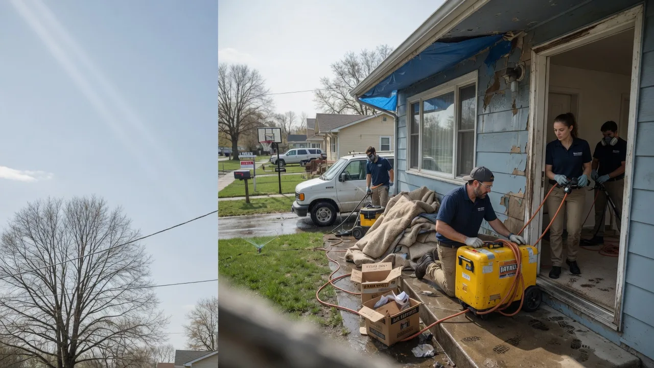 Basement Flood Cleanup in Novinger, MO near me